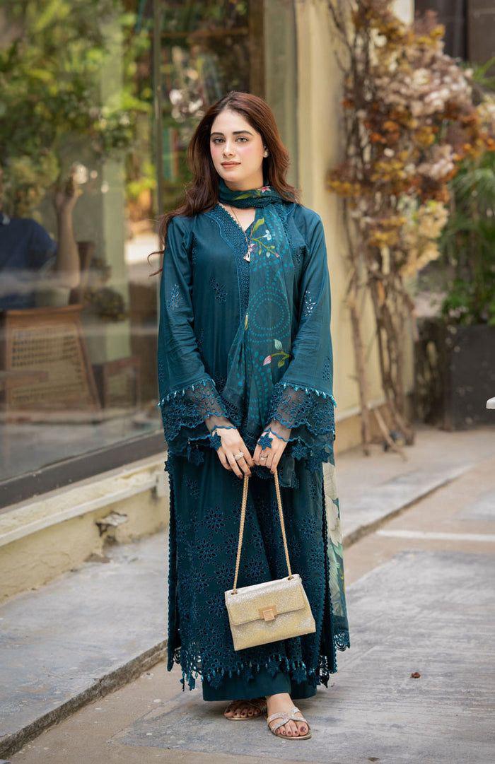Zullbery Premium Embroidered Lawn 3-Piece  | Summer 2K25