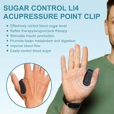 Sugar Control Li4 Acupressure Point Clip Wearable – Supporting Acupressure Relaxation, Stress Alleviation, Tension Relief And Headache Relief Hand Clip Migraine Pressure Point Clip