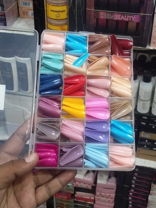 Premium Nail Tips Set – 576pcs for use clothes matching  with Nail